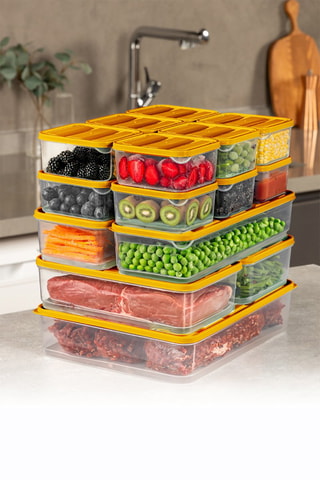 15 boîtes de rangement - 350 à 3500 ml
