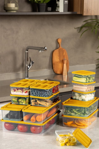 15 boîtes de rangement - 350 à 3500 ml