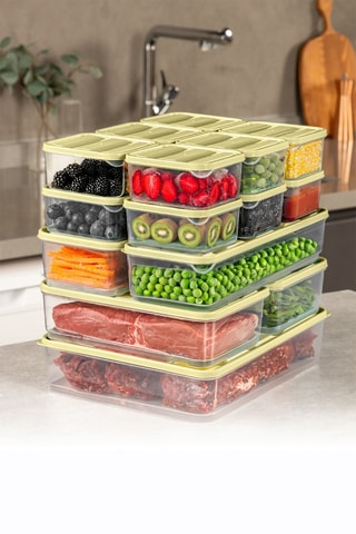 17 boîtes de rangement - 350 à 3500 ml