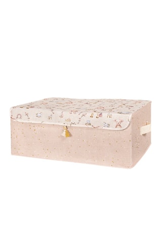 Cube de rangement - 50 x 19 x 39 cm - Rose