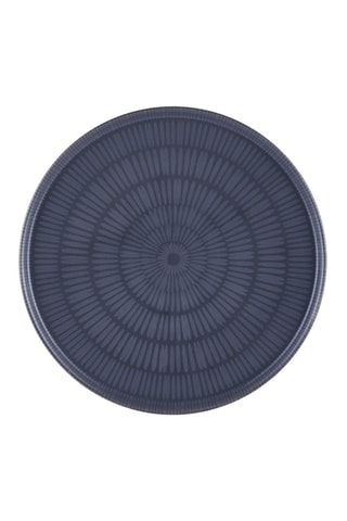 6 assiettes plates en céramique - 26 cm
