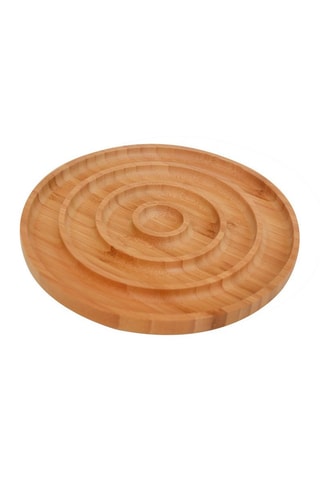 Assiette à apéritif en bambou 
22 cm