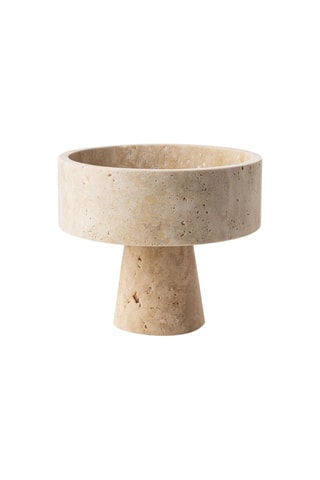 Coupelle en marbre travertin - Beige
