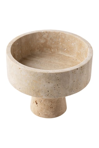 Coupelle en marbre travertin - Beige