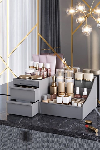 Organiseur de maquillage - Gris