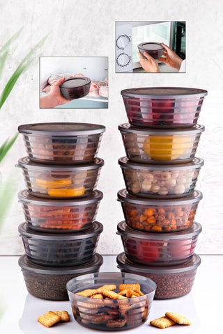 12 boîtes de conservation - 400 ml 