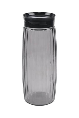 6 pots à épices en verre 1,6 l