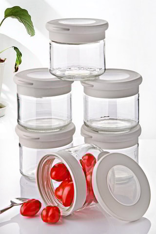 6 pots de conservation - 300 ml