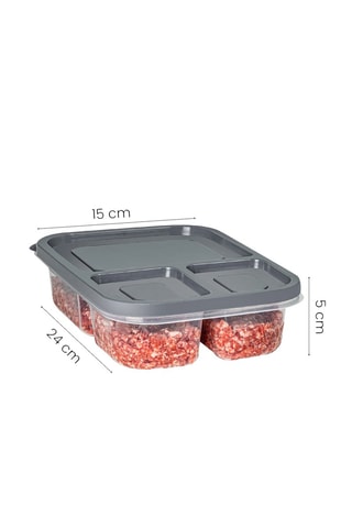 2 boîtes de conservation en plastique sans BPA
