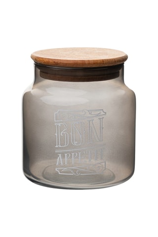 Pot de conservation en bois - 63,5 cl