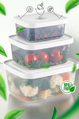 Ensemble de conservation pour aliments - 6 pièces