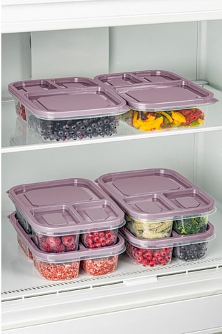 6 boîtes de conservation sans BPA 
