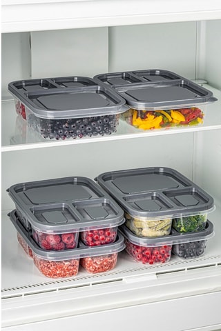 6 boîtes de conservation sans BPA 
