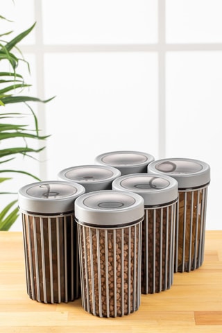 6 boîtes de conservation en plastique sans BPA - 1,1 l
