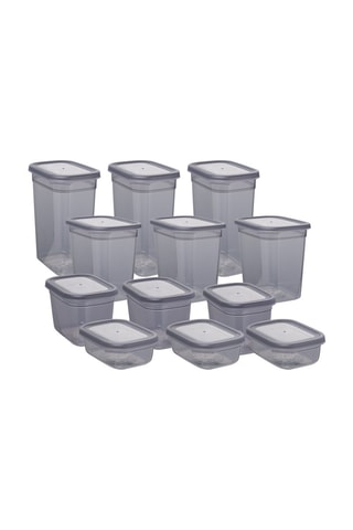12 boîtes de conservation 0,4 / 0,8 / 1,15 / 1,5 l