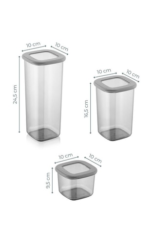 9 boîtes de conservation 0,55/1,2/1,75 l