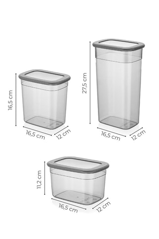 12 boîtes de conservation en plastique sans BPA - 1,3/2/3,2 l