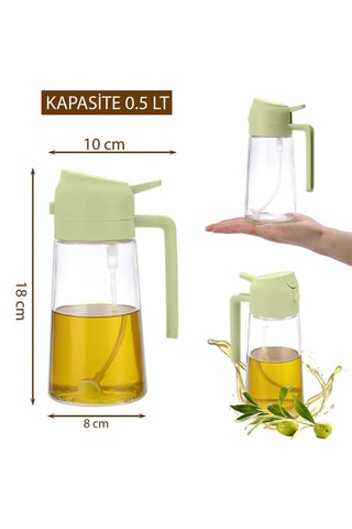 2 distributeurs d'huile - 2 x 500 ml