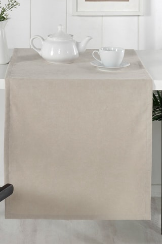 Chemin de table Venedik - Beige - 48 x 150 cm