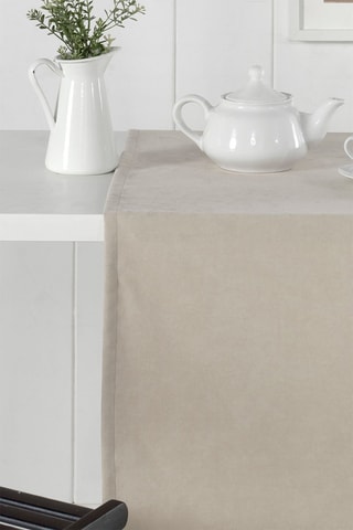 Chemin de table Venedik - Beige - 48 x 150 cm