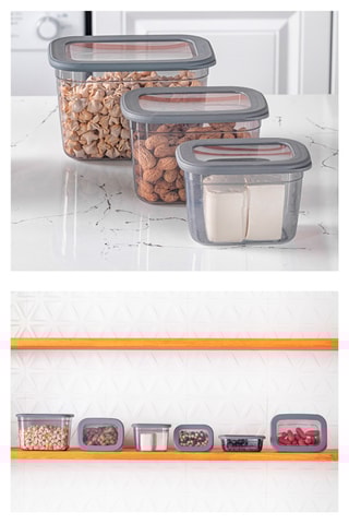 3 boîtes de conservation - 800, 1300 et 2300 ml