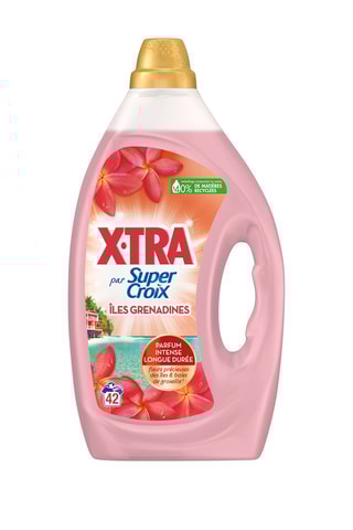 3 x Lessive Iles Grenadines Super Croix par XTra - 42 lavages - 1,89 l