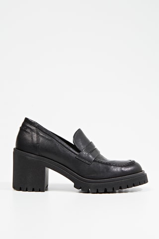 Mocassins en cuir Aliona - Noir