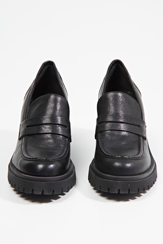 Mocassins en cuir Aliona - Noir