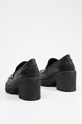 Mocassins en cuir Aliona - Noir
