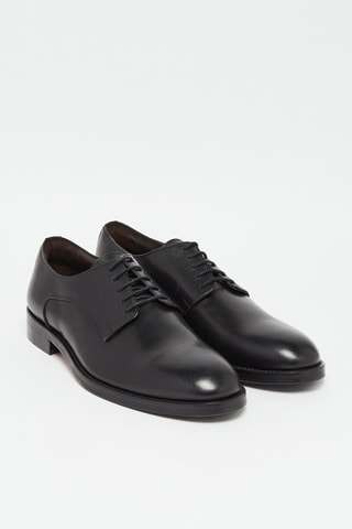 Derbys en cuir de veau - Noir
