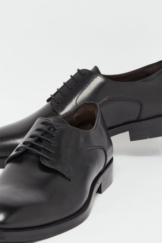 Derbys en cuir de veau - Noir