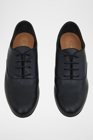 Richelieus en cuir - Noir