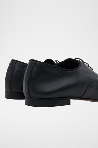Richelieus en cuir - Noir