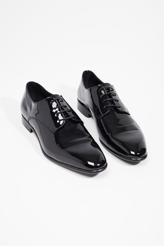 Richelieus en cuir verni Malumo - Noir