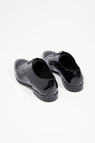 Richelieus en cuir verni Malumo - Noir