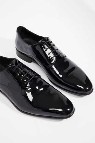 Richelieus en cuir verni Malumo - Noir
