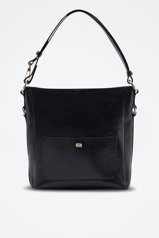 Sac porté épaule en cuir Kilia - Noir