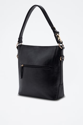 Sac porté épaule en cuir Kilia - Noir