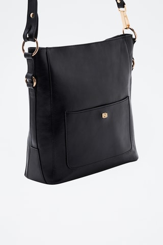 Sac porté épaule en cuir Kilia - Noir
