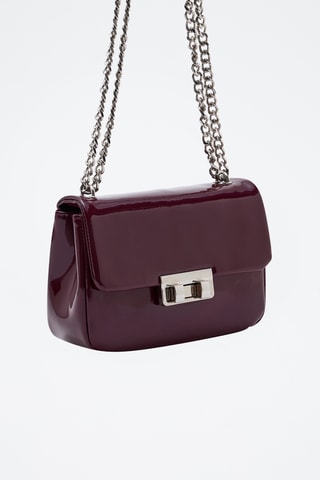 Sac porté épaule Janet - Bordeaux