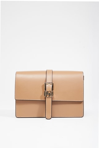 Sac bandoulière en cuir Serena - Sable