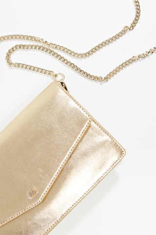 Sac bandoulière en cuir Katy - Platine