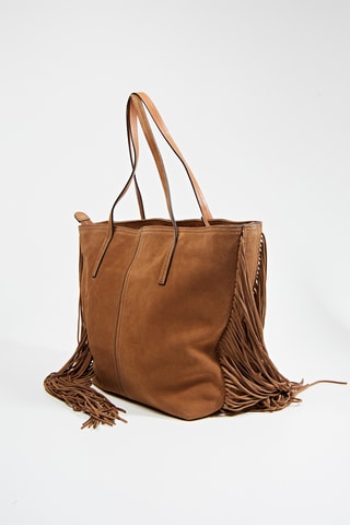 Cabas en nubuck Maguy - Marron