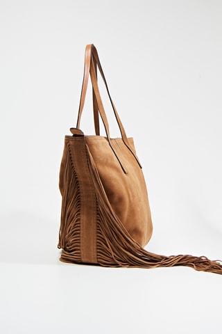 Cabas en nubuck Maguy - Marron