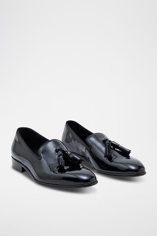 Mocassins en cuir de veau verni Markell - Noir