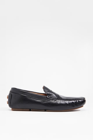 Mocassins en cuir Pieric - Noir