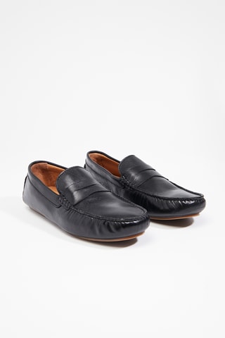 Mocassins en cuir Pieric - Noir