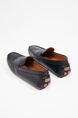 Mocassins en cuir Pieric - Noir