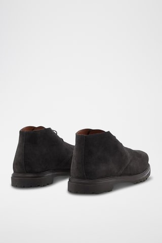 Bottines en cuir de veau nubuck Joao - Anthracite