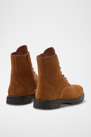Bottines en cuir de veau nubuck Jorge - Camel